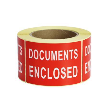 Etiketten documents enclosed
