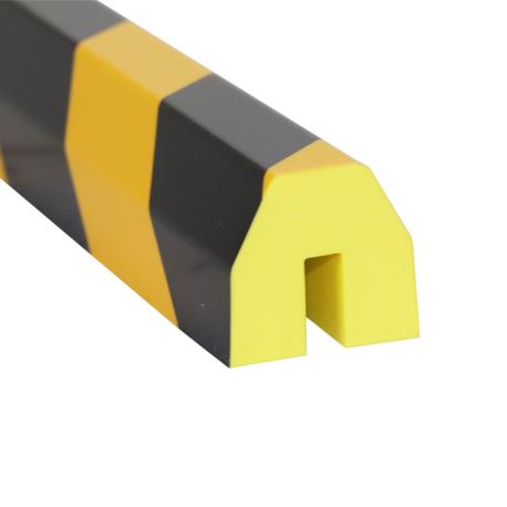 NOMA PROTECT WARNING schuimprofiel zwart/ geel U-vorm 39 x 36 mm