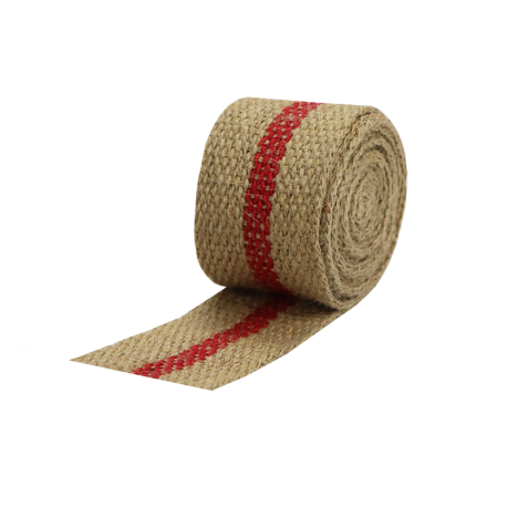 Jute band met streep gebruik: Jute band met streep