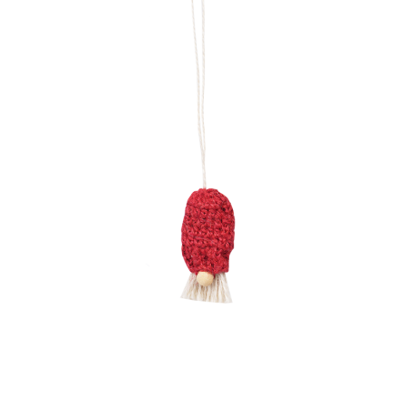 Jute kerstboomversiering gebruik: Jute kerstboomversiering