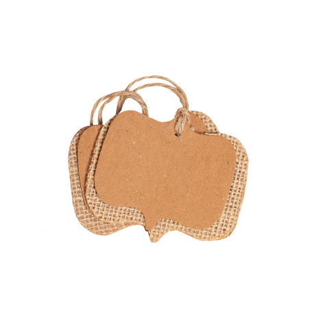 Jute labels gebruik: Jute labels