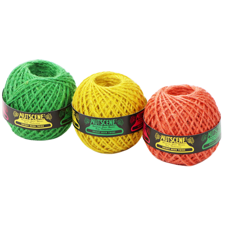 Jute neon touw 75 meter