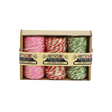 Tweekleurig jute touw