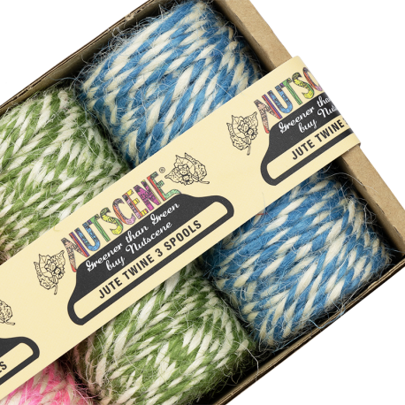 Jute touw tweekleurig gebruik: Jute touw tweekleurig