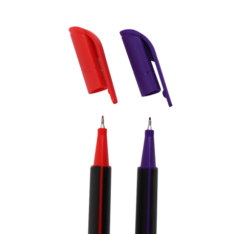 Gekleurde fineliners gebruik: Gekleurde fineliners
