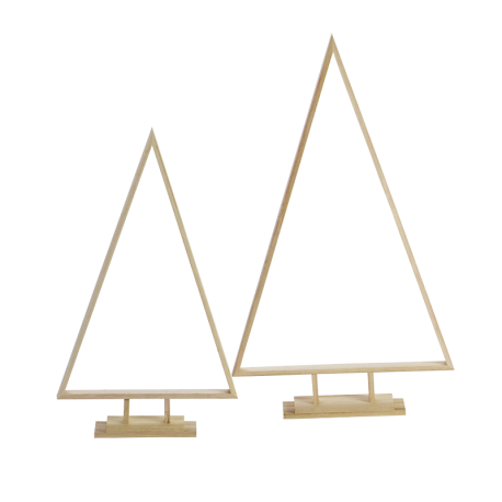 Houten kerstbomen gebruik: Houten kerstbomen