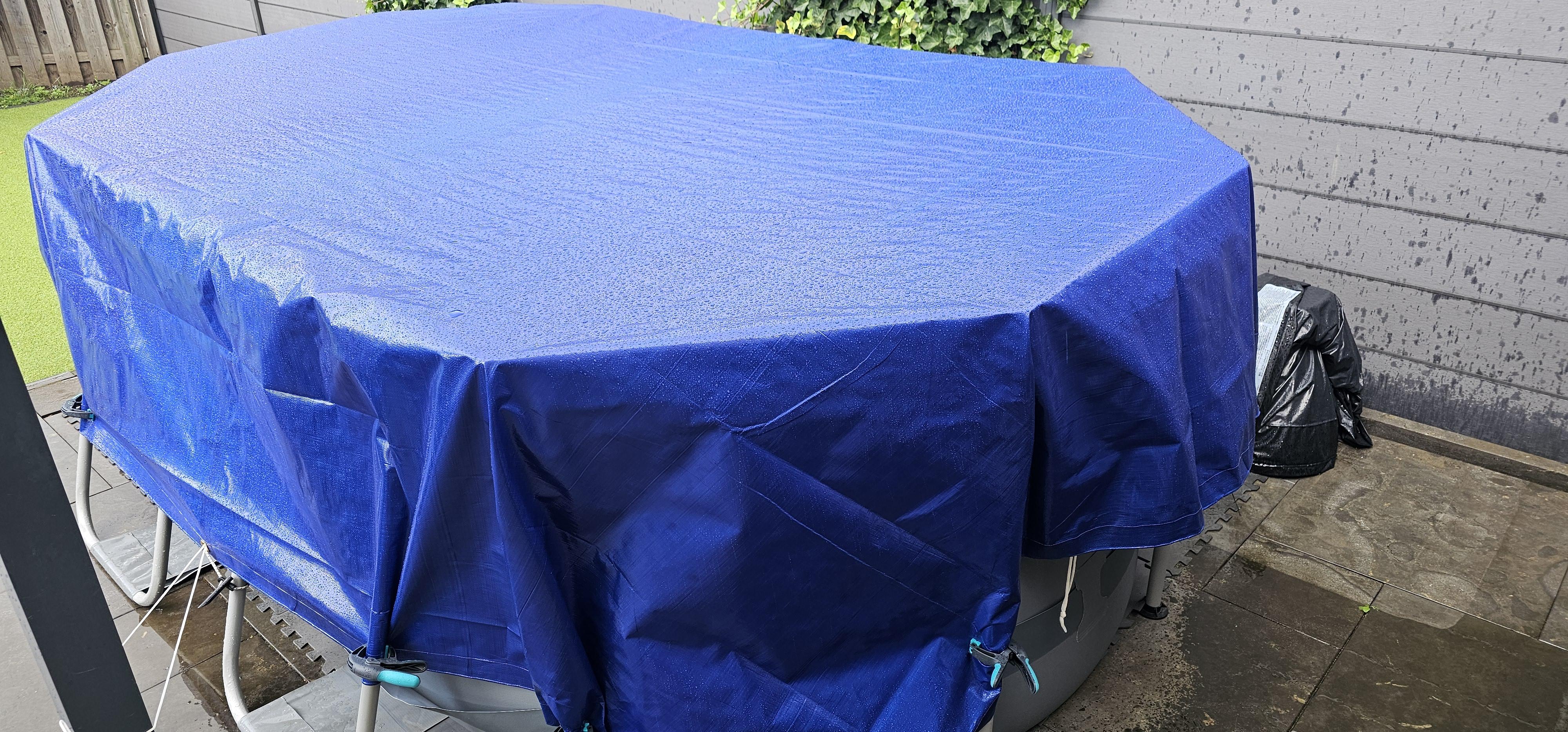 Afdekzeil blauw zwaar (250gr/m²) gebruik: Afdekzeil blauw zwaar (250gr/m²)